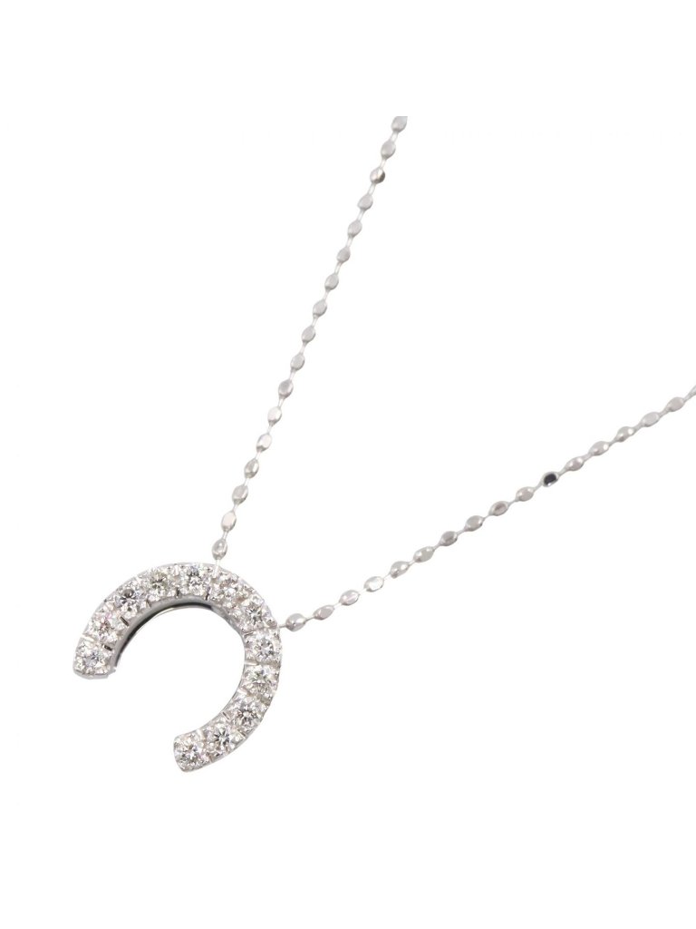 Celine Necklace Diamond 36 40 18k White Gold